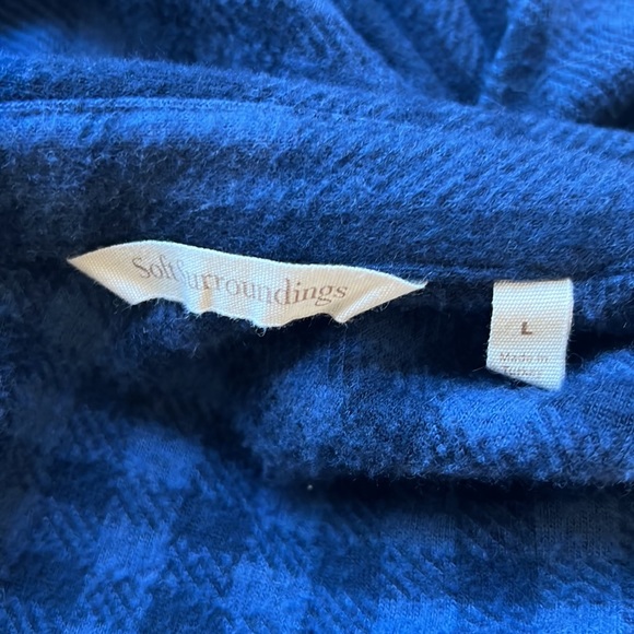 Soft Surrounding flannel button up shirt - Picture 5 of 8